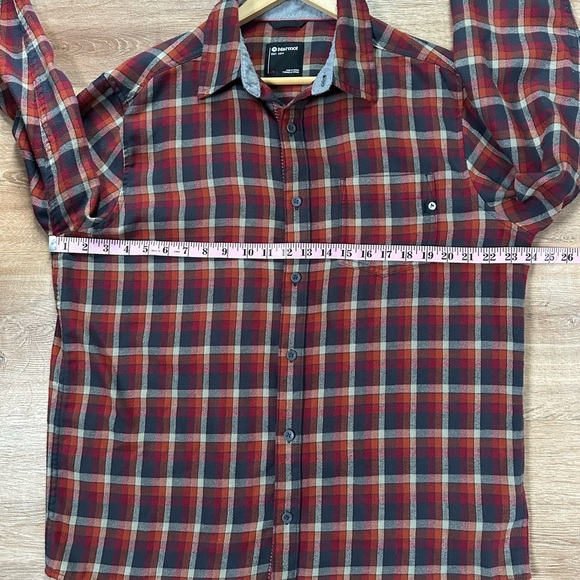 Marmot Men's Fairfax Midweight Flannel Long Sleeve Shirt Size Large #44550 - Picture 7 of 10